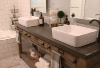 Awesome rustic farmhouse vanities ideas 07