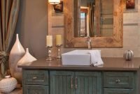 Awesome rustic farmhouse vanities ideas 22