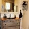 Awesome rustic farmhouse vanities ideas 27