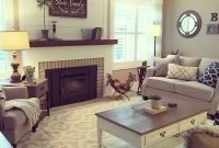 Comfy rustic living room decor ideas 04