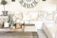 Comfy rustic living room decor ideas 07