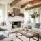 Comfy rustic living room decor ideas 12