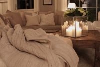 Comfy rustic living room decor ideas 35