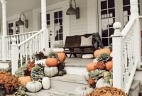 Cozy fall porch farmhouse style 16