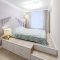 Cozy small apartment bedroom remodel ideas 44