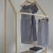 Easy and practical clothing racks for casual décor ideas 02