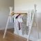 Easy and practical clothing racks for casual décor ideas 03
