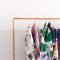 Easy and practical clothing racks for casual décor ideas 13