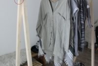 Easy and practical clothing racks for casual décor ideas 17
