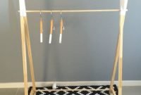 Easy and practical clothing racks for casual décor ideas 19