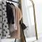 Easy and practical clothing racks for casual décor ideas 31