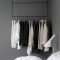 Easy and practical clothing racks for casual décor ideas 40