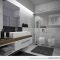 Luxury black and white bathroom design ideas 01