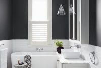 Luxury black and white bathroom design ideas 02