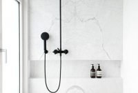Luxury black and white bathroom design ideas 21