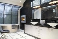 Luxury black and white bathroom design ideas 26