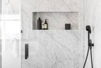 Luxury black and white bathroom design ideas 32