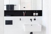 Luxury black and white bathroom design ideas 33