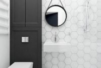 Luxury black and white bathroom design ideas 40