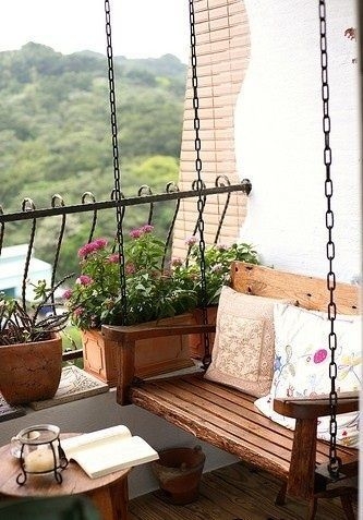 46 Perfect Small Balcony Design Ideas - ZYHOMY