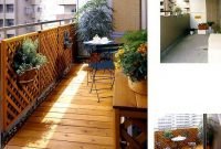 Perfect small balcony design ideas 42