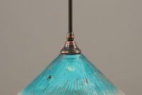 Pretty aqua pendant lamp ideas 18