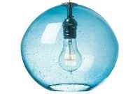 Pretty aqua pendant lamp ideas 22