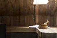 Wonderful home sauna design ideas 13