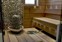 Wonderful home sauna design ideas 21
