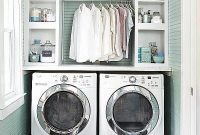 Amazing diy laundry room makeover with farmhouse style ideas 03