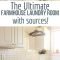 Amazing diy laundry room makeover with farmhouse style ideas 29