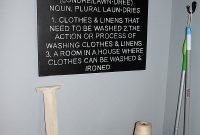 Amazing diy laundry room makeover with farmhouse style ideas 35