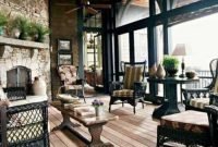 Best ways to create a relaxing porch ideas for big family 22