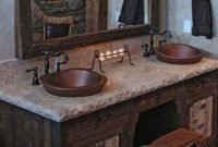 Creative rustic bathroom ideas for upgrade your house 21