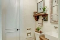 Lovely modern farmhouse design for bathroom remodel ideas 07