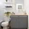 Lovely modern farmhouse design for bathroom remodel ideas 31