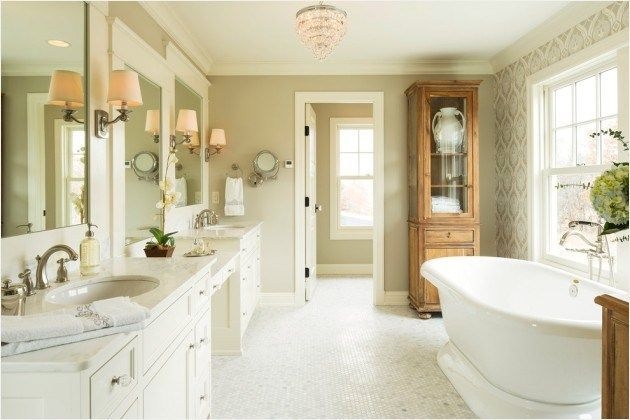 Lovely Modern Farmhouse Design For Bathroom Remodel Ideas 42
