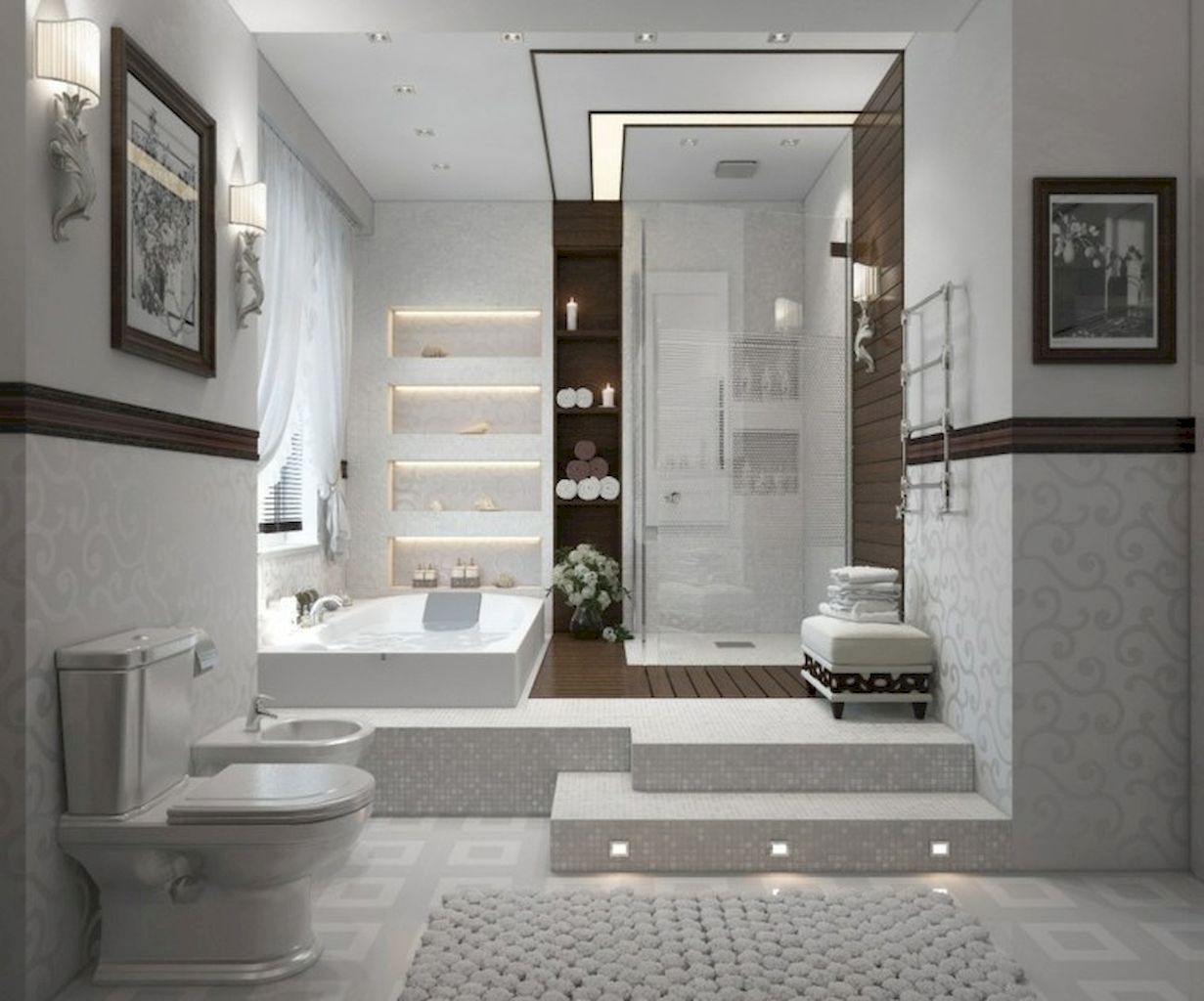Lovely Modern Farmhouse Design For Bathroom Remodel Ideas 44