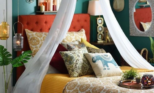 Marvelous master bedroom bohemian hippie to inspire ideas 41