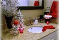 Minimalist bathroom winter decoration ideas 34