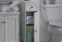 Minimalist small bathroom storage ideas to save space 04
