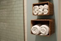 Minimalist small bathroom storage ideas to save space 18