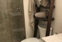 Minimalist small bathroom storage ideas to save space 21
