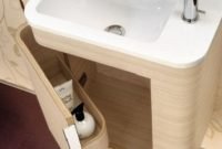 Minimalist small bathroom storage ideas to save space 34