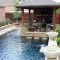 Modern small backyard ideas with swimming pool design 07