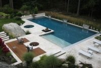 Modern small backyard ideas with swimming pool design 11