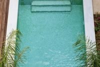 Modern small backyard ideas with swimming pool design 17