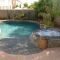 Modern small backyard ideas with swimming pool design 23