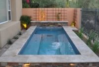 Modern small backyard ideas with swimming pool design 25