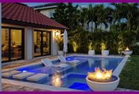 Modern small backyard ideas with swimming pool design 31